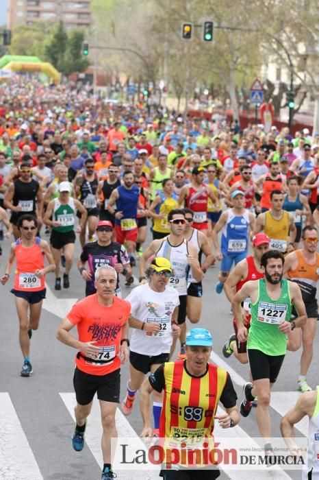 Media Maratón de Murcia: salida