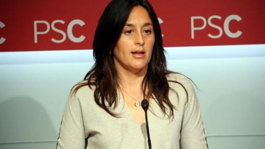 La portaveu del PSC, Esther Niubó