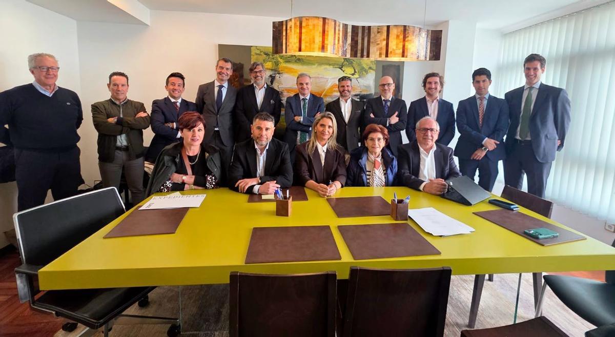 Equipo directivo de Recambios Ochoa.