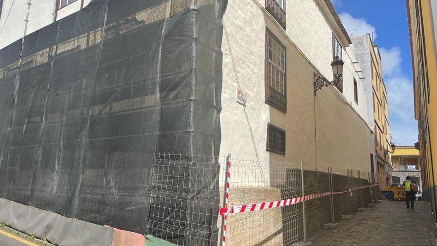 Edificio en obras en el Callejón de La Amargura, en La Laguna, en una imagen de archivo.