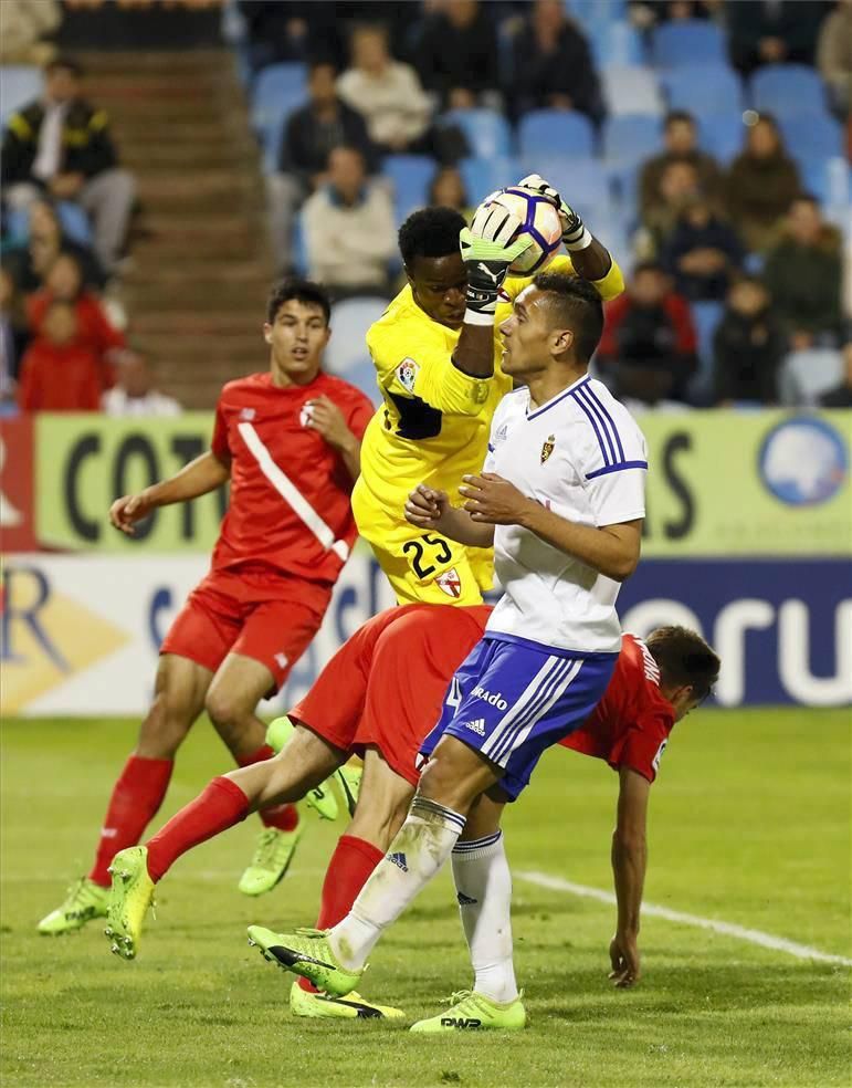 Las imágenes del Real Zaragoza-Sevilla Atlético