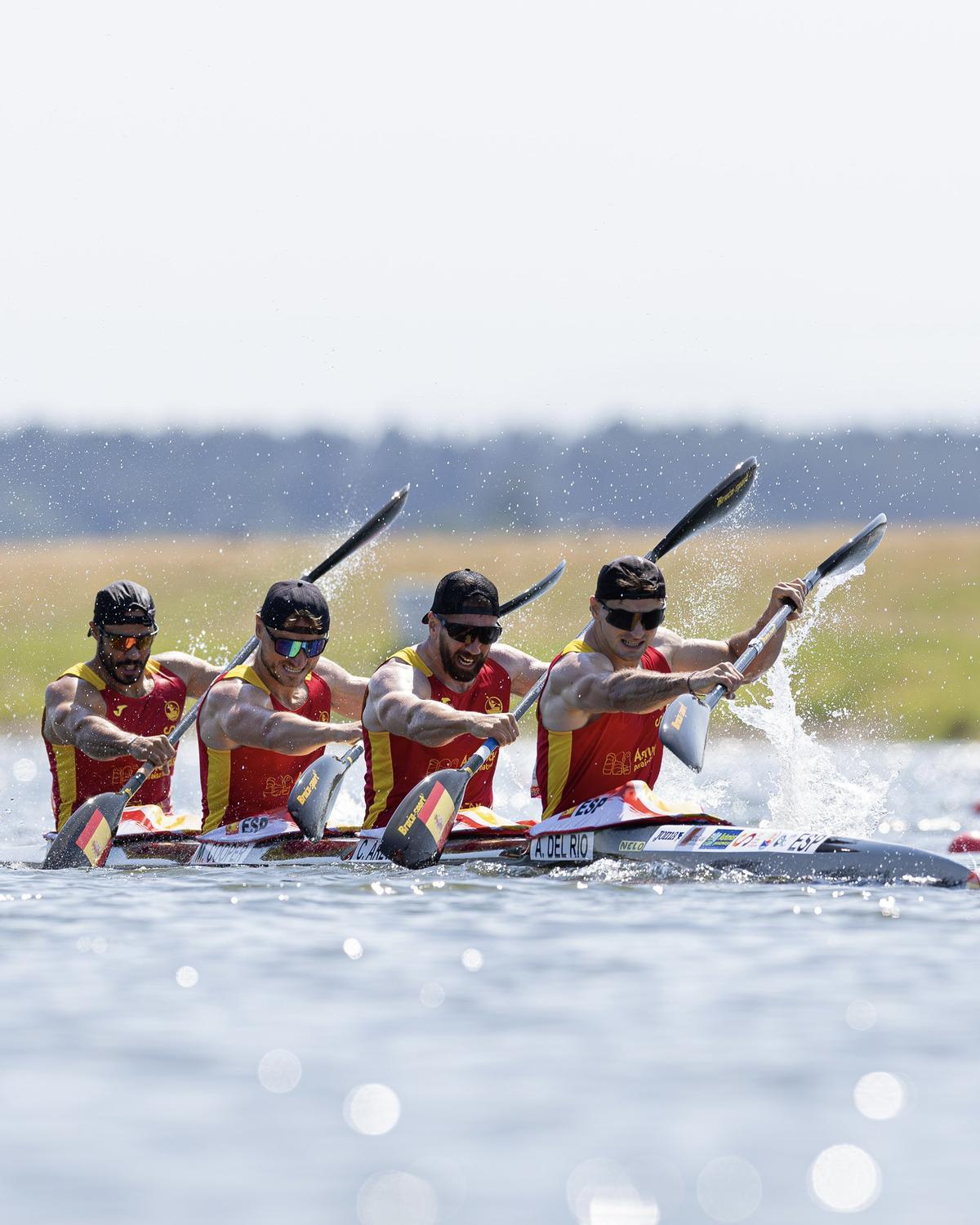 Marcus Cooper Walz, el tercero en el K4 500 español