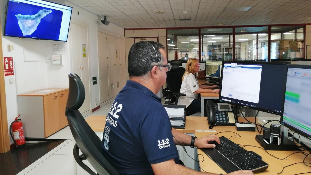 Sala operativa del Centro Coordinador de Emergencias y Seguridad (Cecoes) 1-1-2