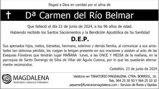 Dª Carmen del Río Belmar