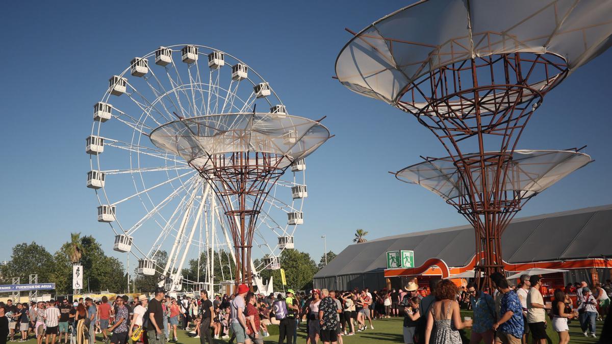 Ambiente en el festival Mad Cool en 2022, cuando se celebraba en Valdebebas.