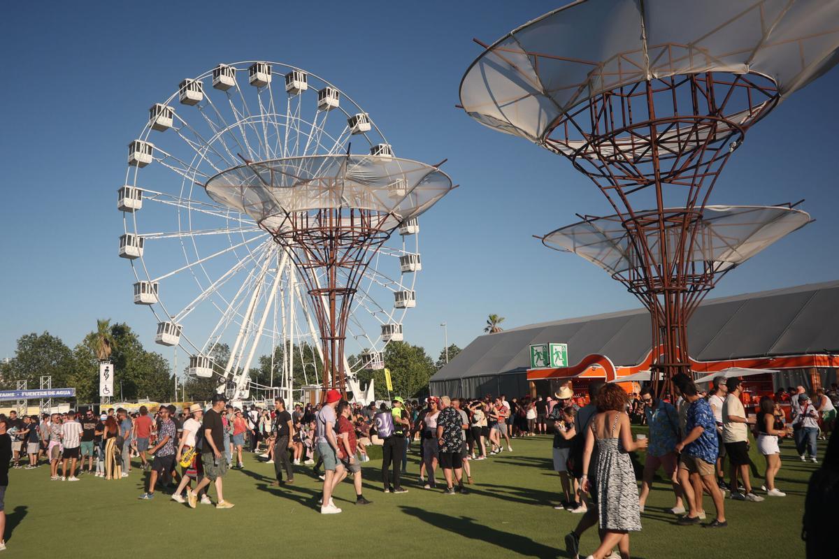 Ambiente en el festival Mad Cool en 2022, cuando se celebraba en Valdebebas.