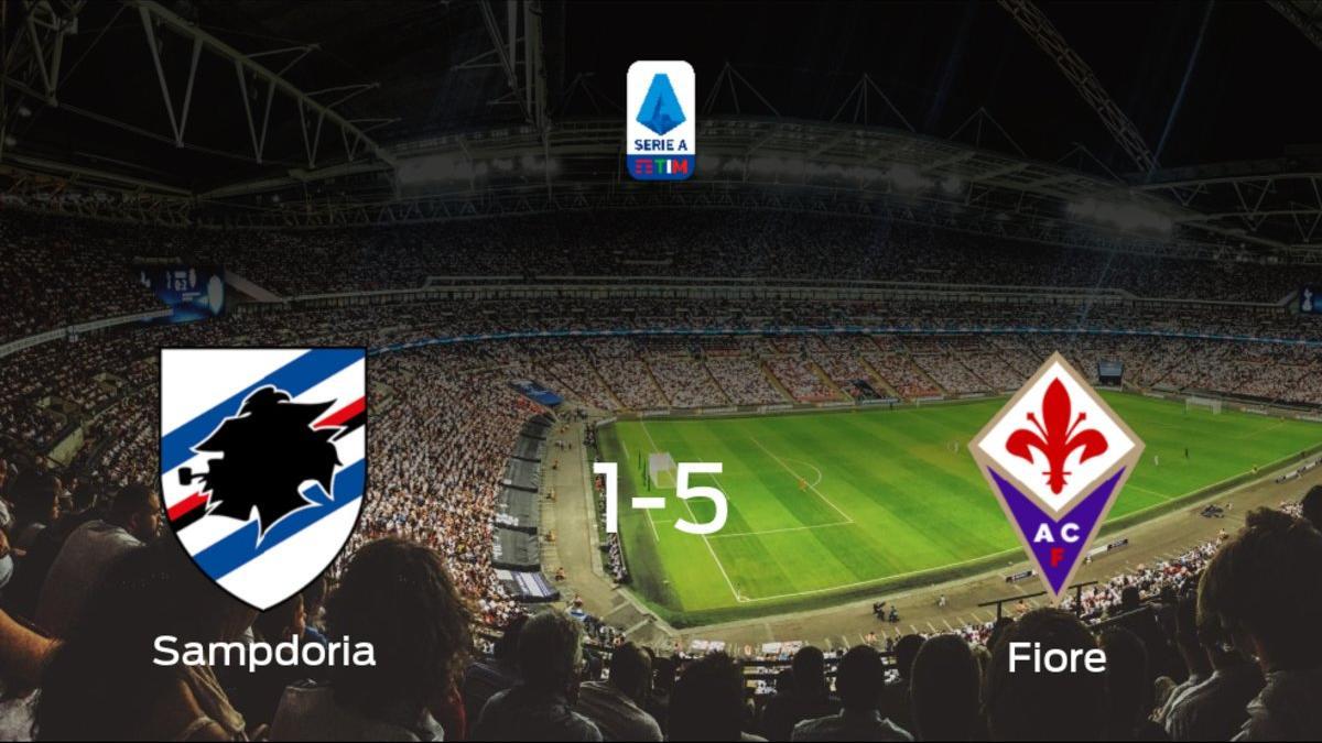 La Fiorentina consigue una goleada en el estadio de la Sampdoria (1-5)