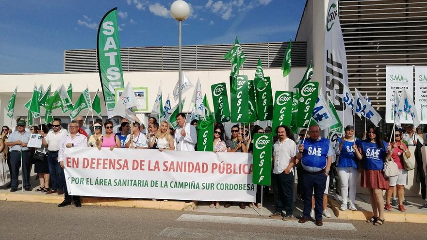 Nueva movilización en Montilla para pedir la creación de un área sanitaria en la Campiña Sur