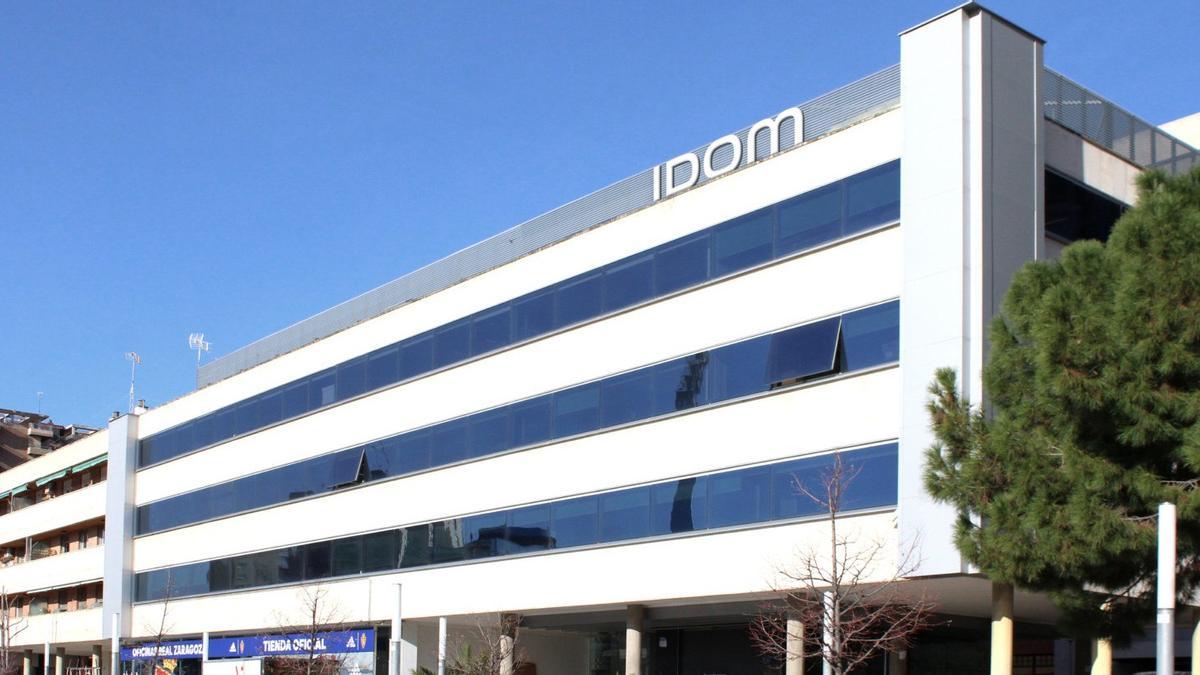 Oficinas de la empresa Idom en Zaragoza, en la plaza Eduardo Ibarra, justo en frente de La Romareda.