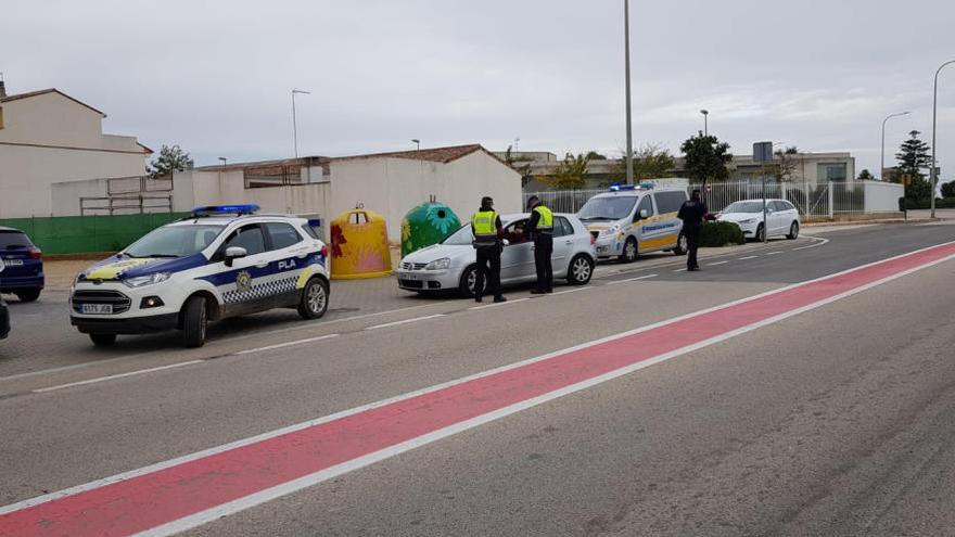 Campaña de control de velocidad en Almussafes