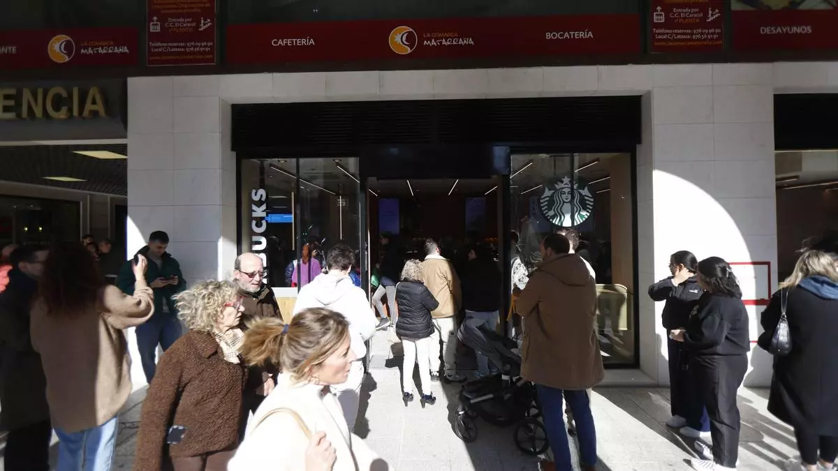 Abre el nuevo Starbucks de Paseo Independencia en Zaragoza: "Sorprende la parte de abajo"