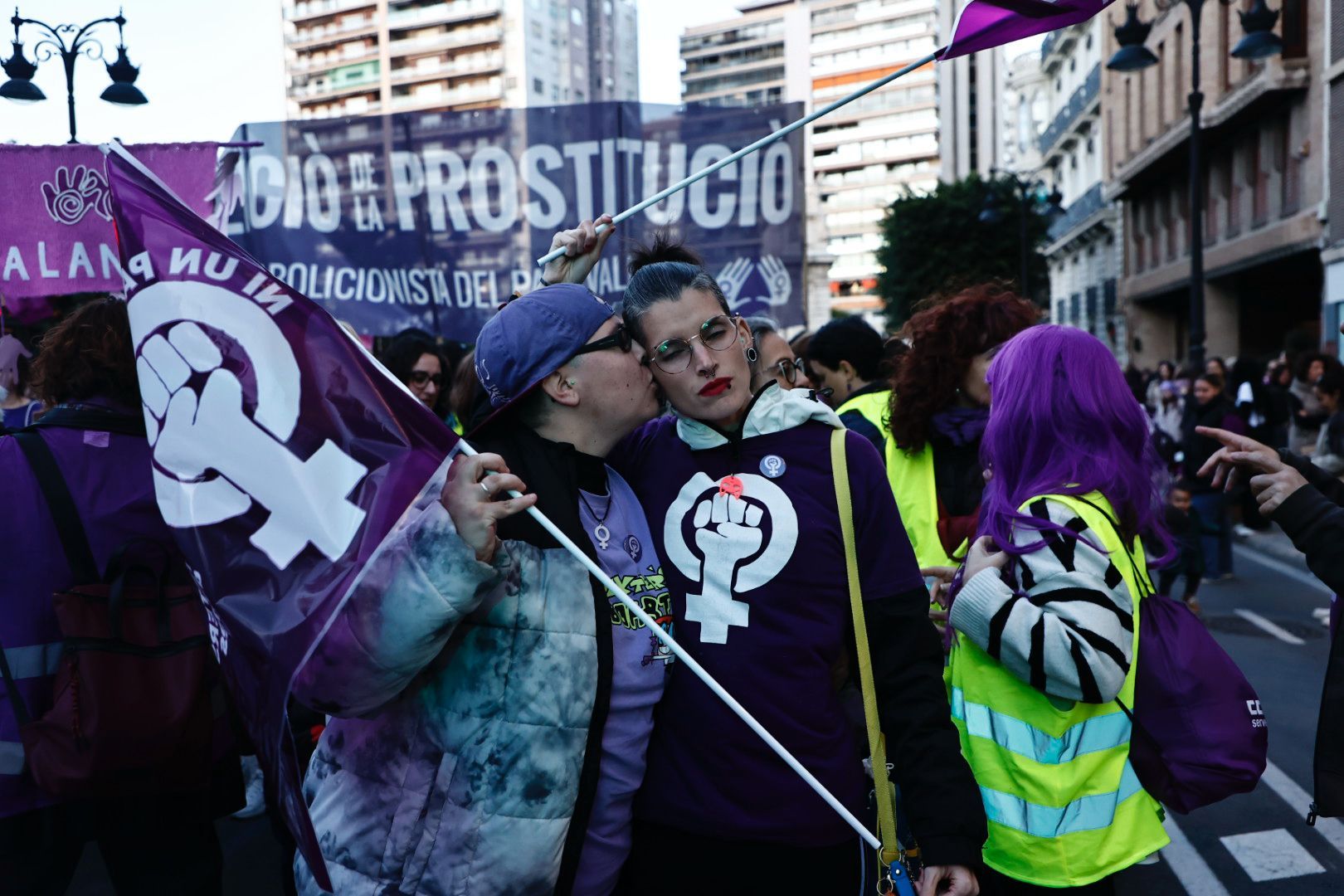 La manifestación del 8M en València, en imágenes