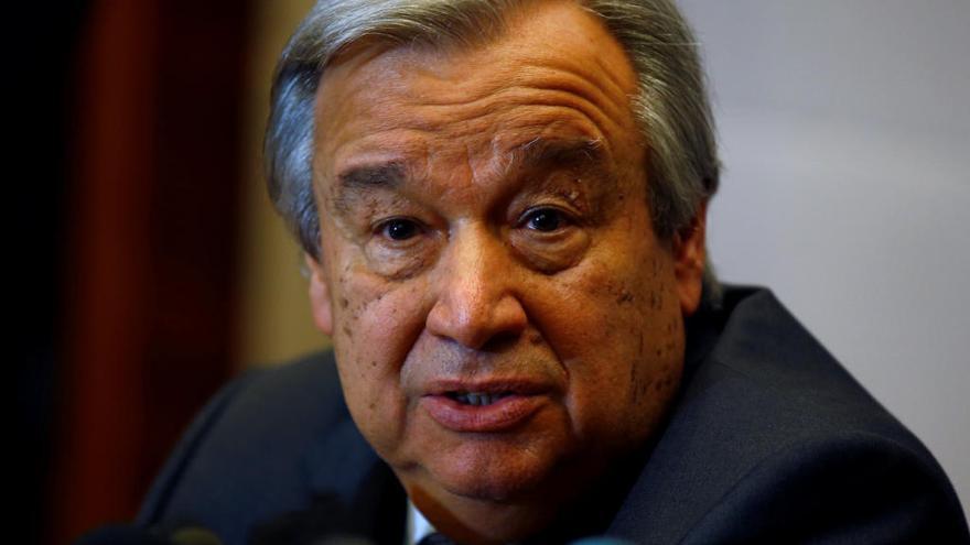 António Guterres, secretario general de la ONU.