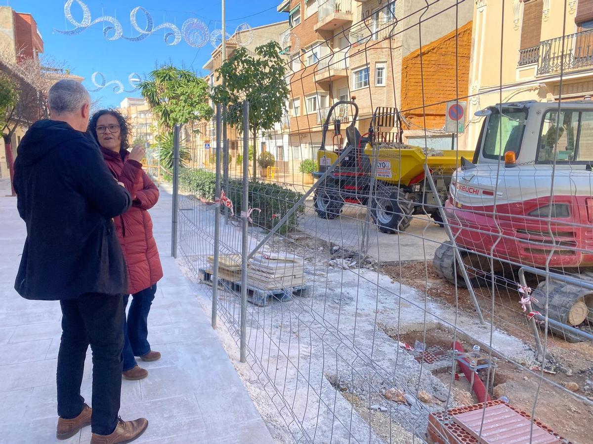 Segunda fase de las obras del Área Central de l'Eliana.