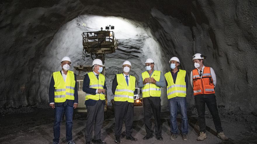 Carretera Agaete - La Aldea, explosión en el túnel de Faneque