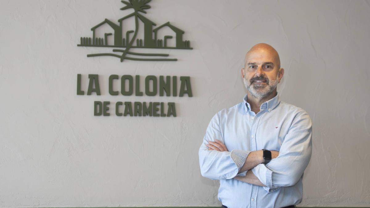 Toni Novo en su nuevo restaurante "La colonia de Carmela"