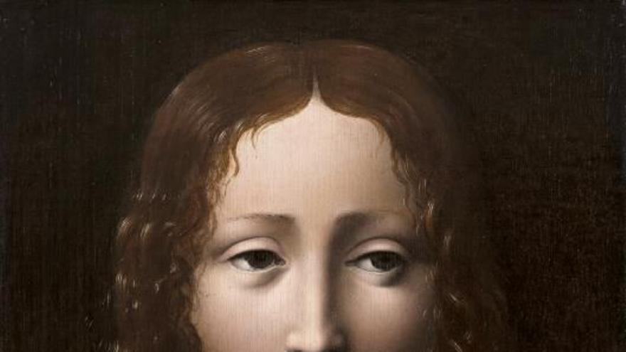 “El Salvador adolescente” (atribuido a Antonio Boltraffio).