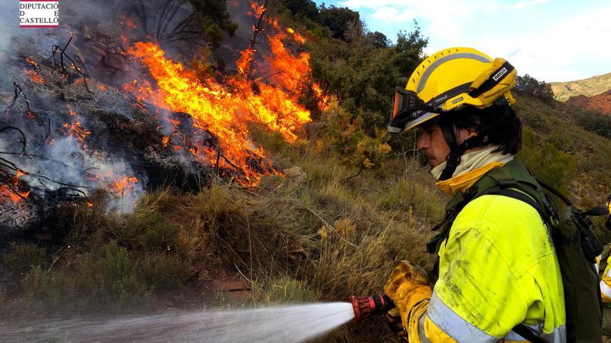 La Guardia Civil investiga a una persona por un incendio en Montán