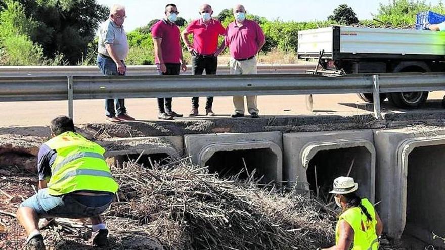 Vila-real urge a la CHJ a actuar en cauces ante episodios de gota fría