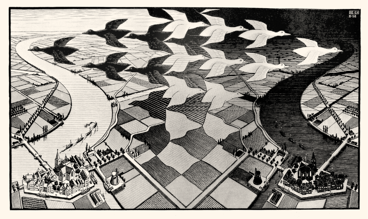'Día y noche' (1938), de Escher.