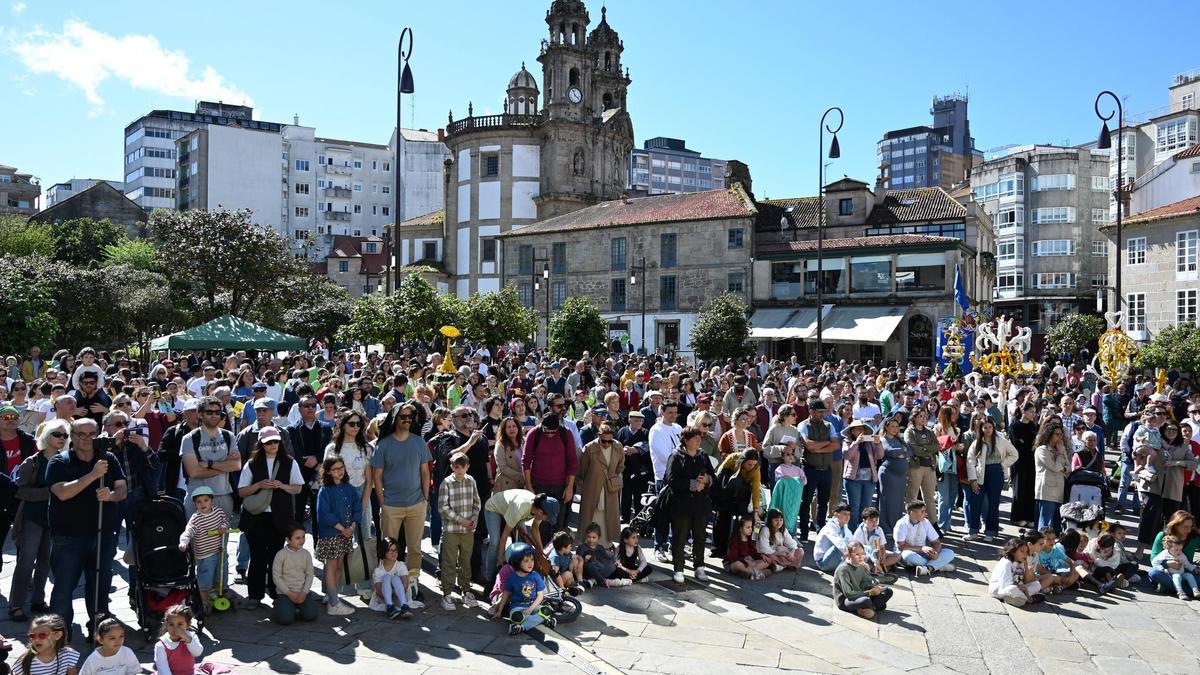 Numeroso público se dio cita un año más en A Ferrería para seguir el certamen.