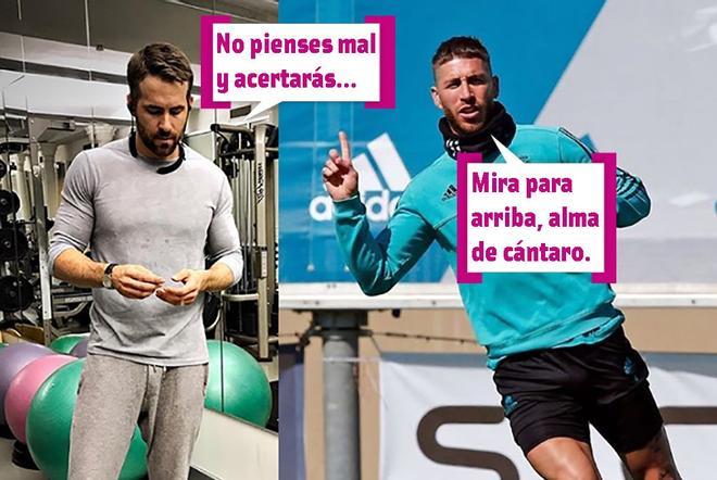 Ryan Reynolds y Sergio Ramos nos dan pistas con bocadillos (comparten talla)