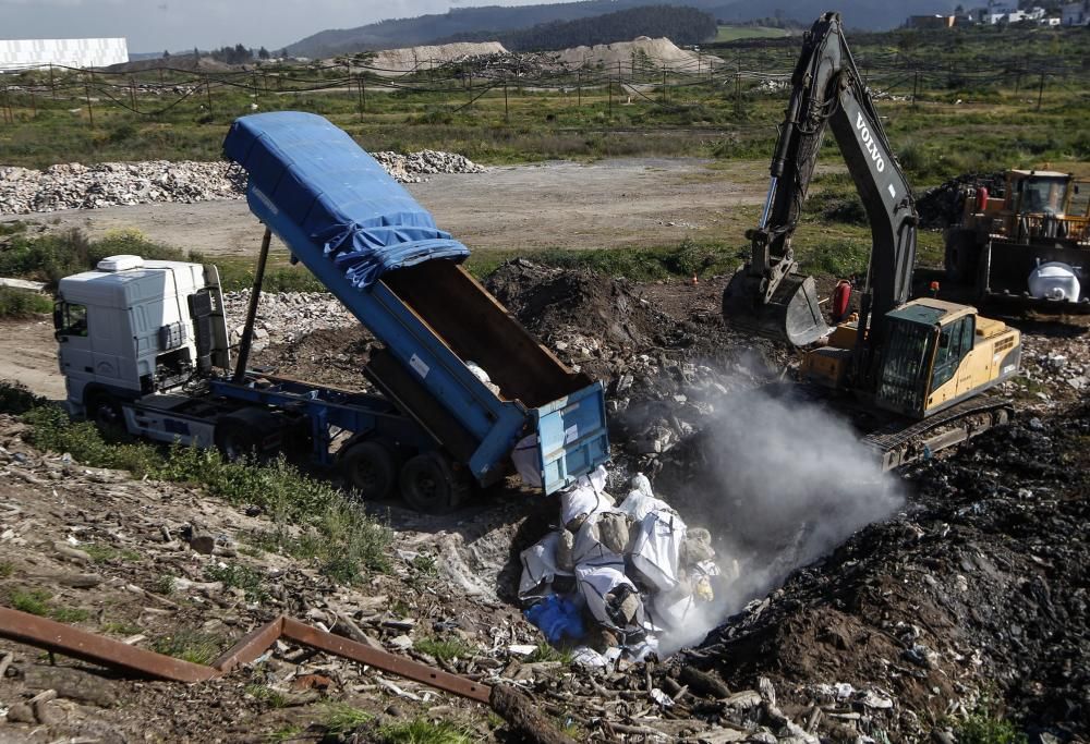 Eliminación de la patata afectada por la polilla guatemalteca  en el vertedero de Cogersa