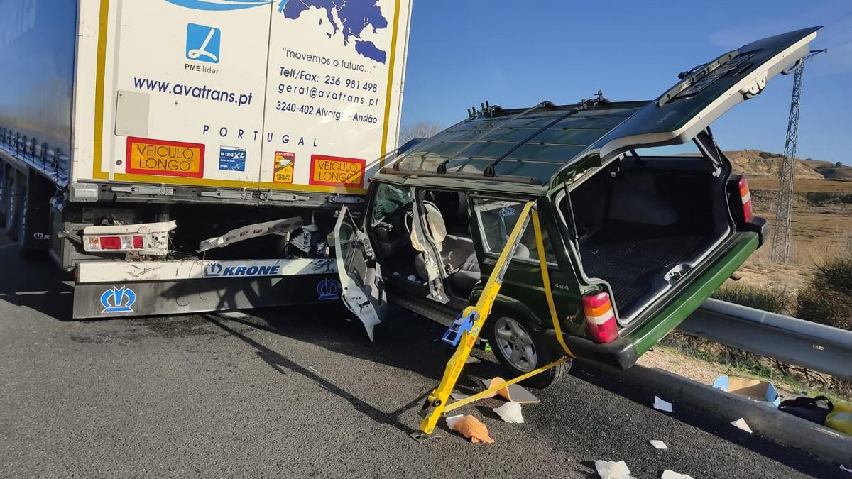 Accidente en Castrillo de la Guareña