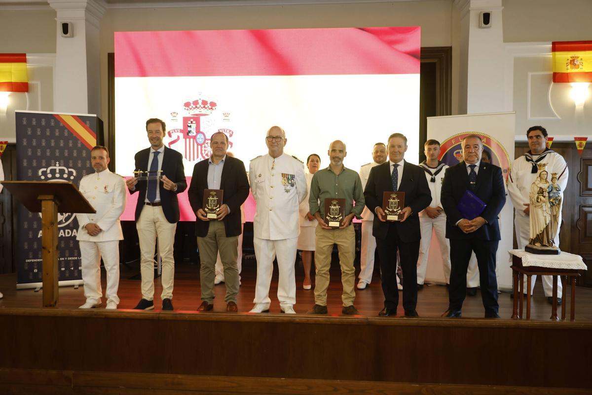 El concejal de Relaciones Institucionales y Juventud, Jorge González-Palacios, asiste al acto social de la festividad de Nuestra Señora del Carmen, patrona de La Armada. (Real Club Astur de Regatas).