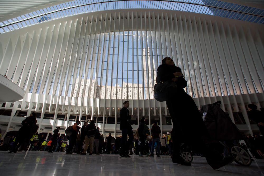 Calatrava "satisfecho" con la nueva estación de Nueva York