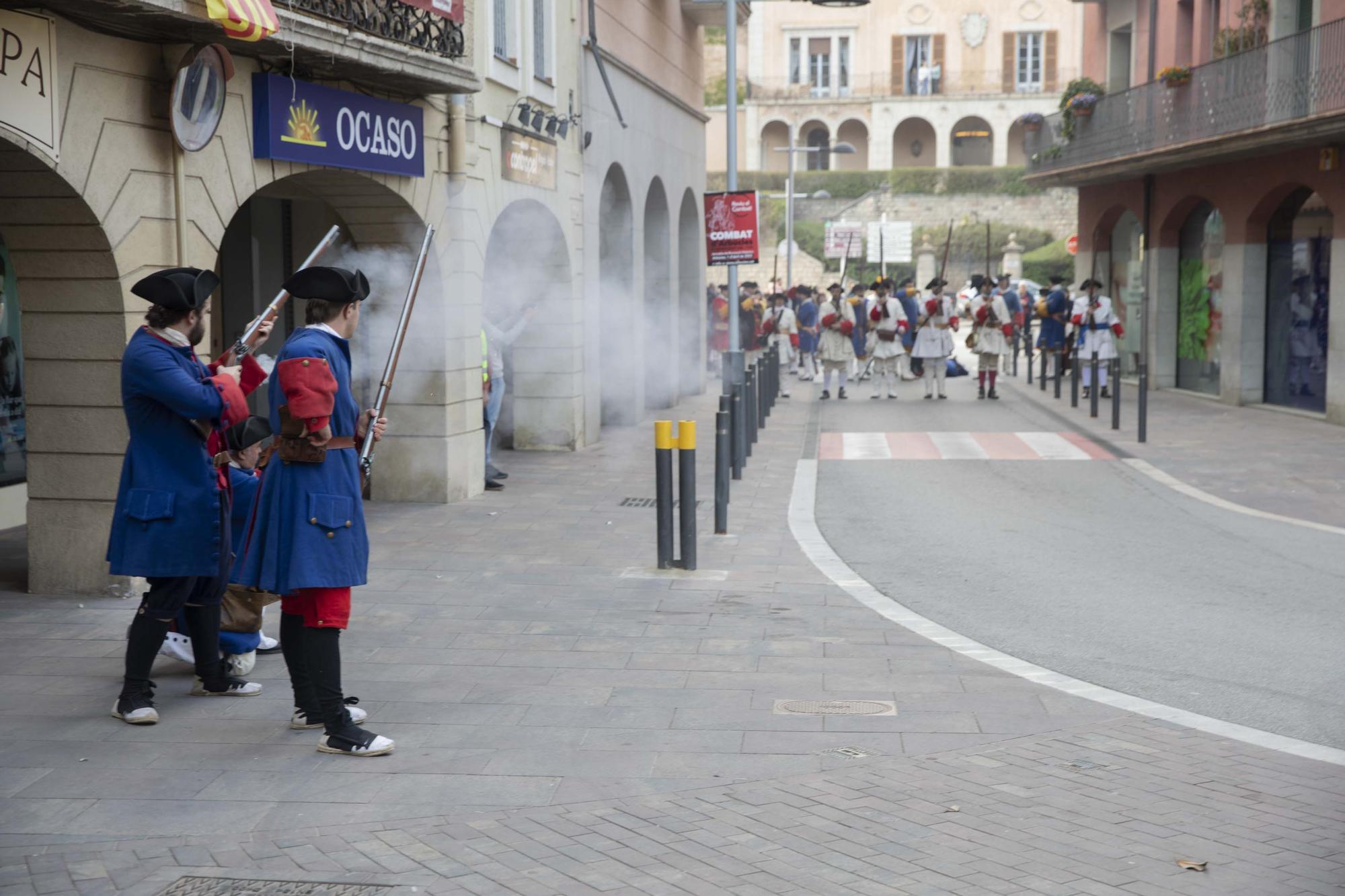 Arbúcies recrea el tradicional Combat de fa més de 300 anys