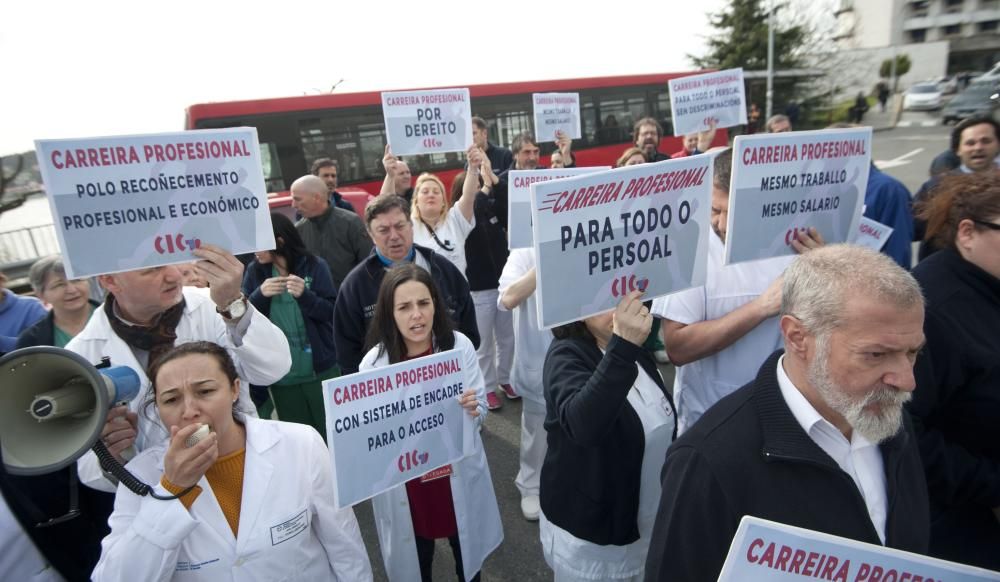 Protestas de sanitarios en A Coruña