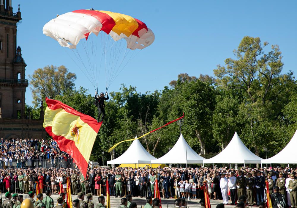 Jura de bandera civil en Sevilla.