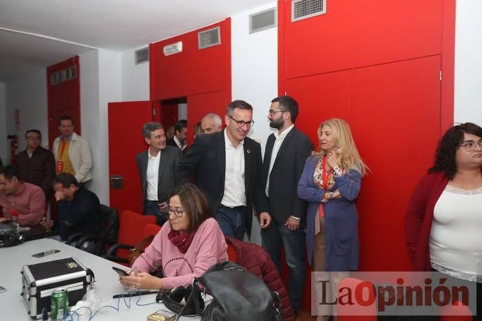 Así fue la noche electoral en la sede del PSOE en la Región de Murcia