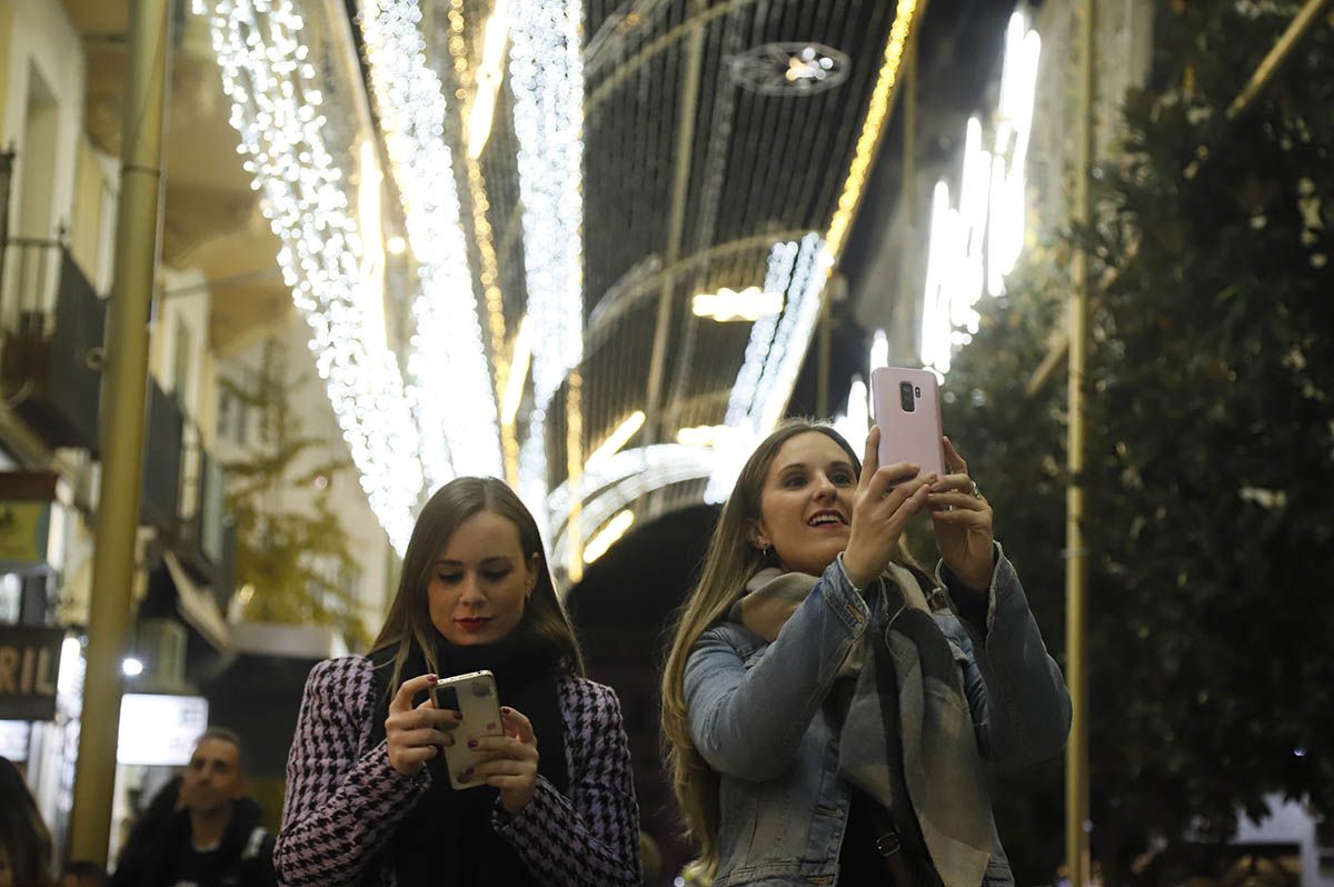 Encendido del alumbrado de Navidad en Córdoba