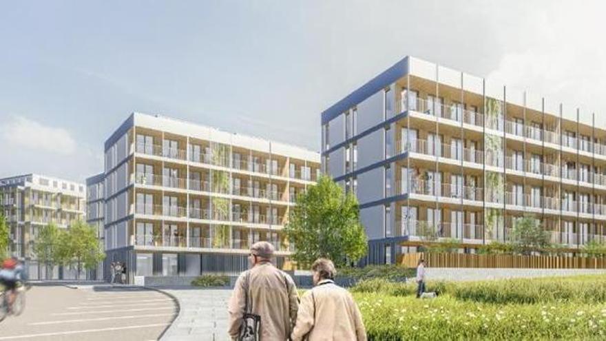 Trece empresas optan  a ejecutar 48 viviendas públicas en Valdecorvos