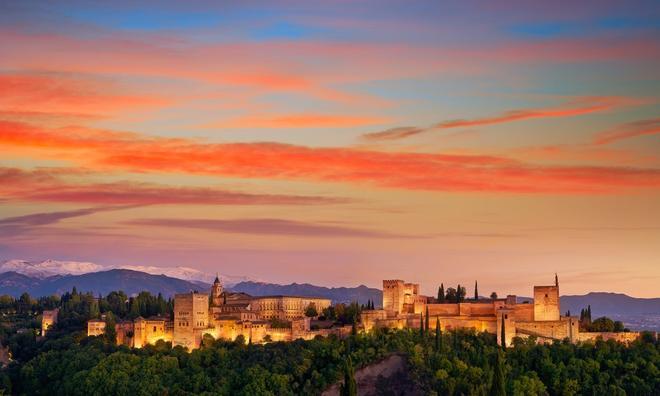 Granada, atardeceres románticos