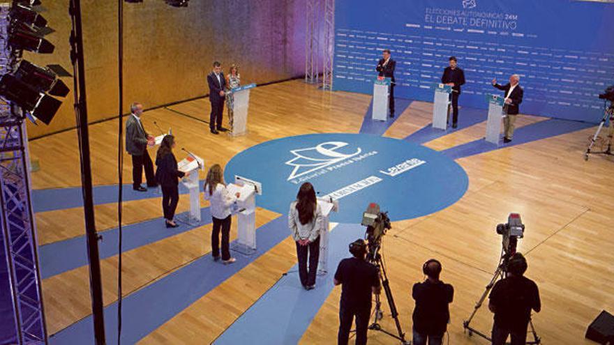 Debate previo a las últimas elecciones autonómicas