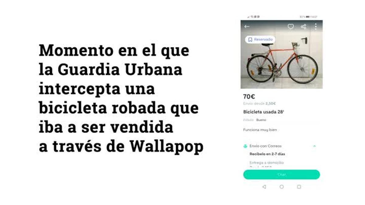 Así se recupera una bici robada y vendida en Wallapop