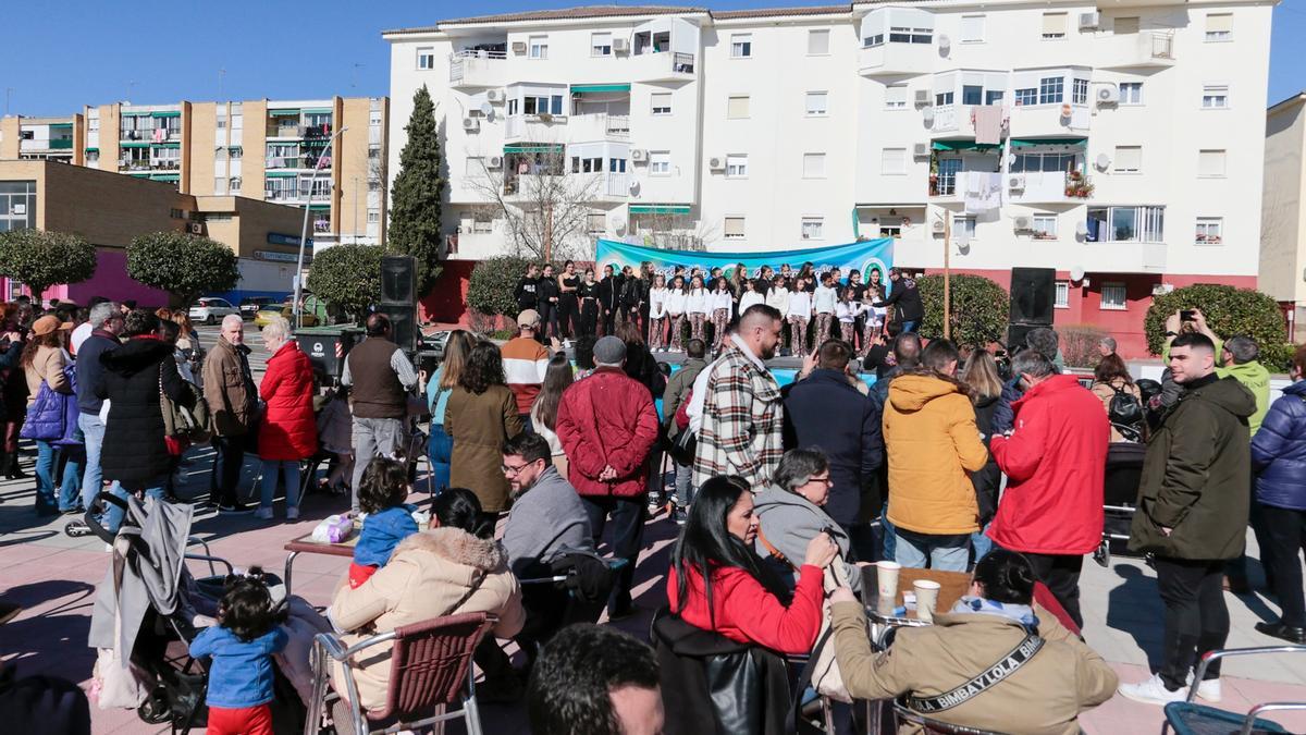 Ambiente durante la celebración de la convivencia de Los danzarines emeritenses.