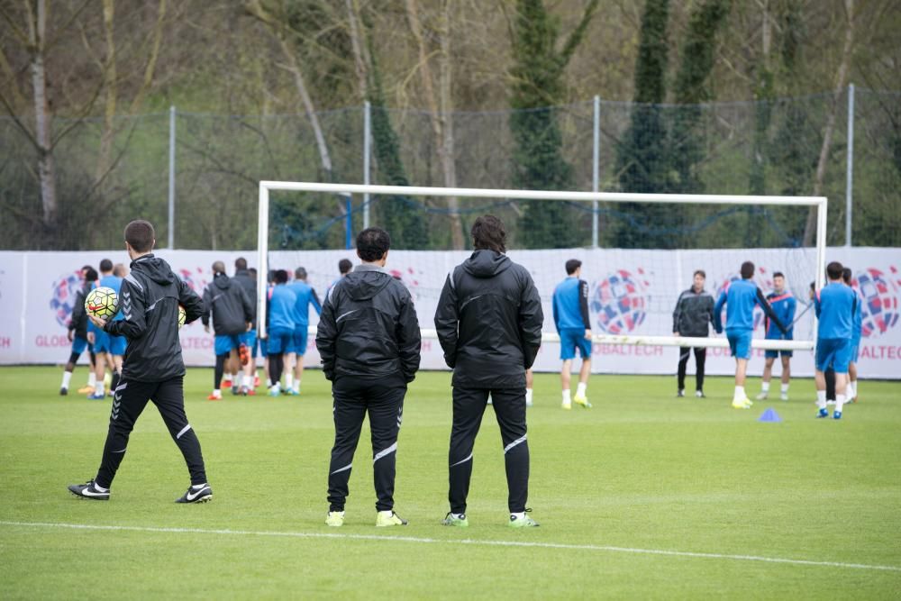 Entrenamiento del Real Oviedo