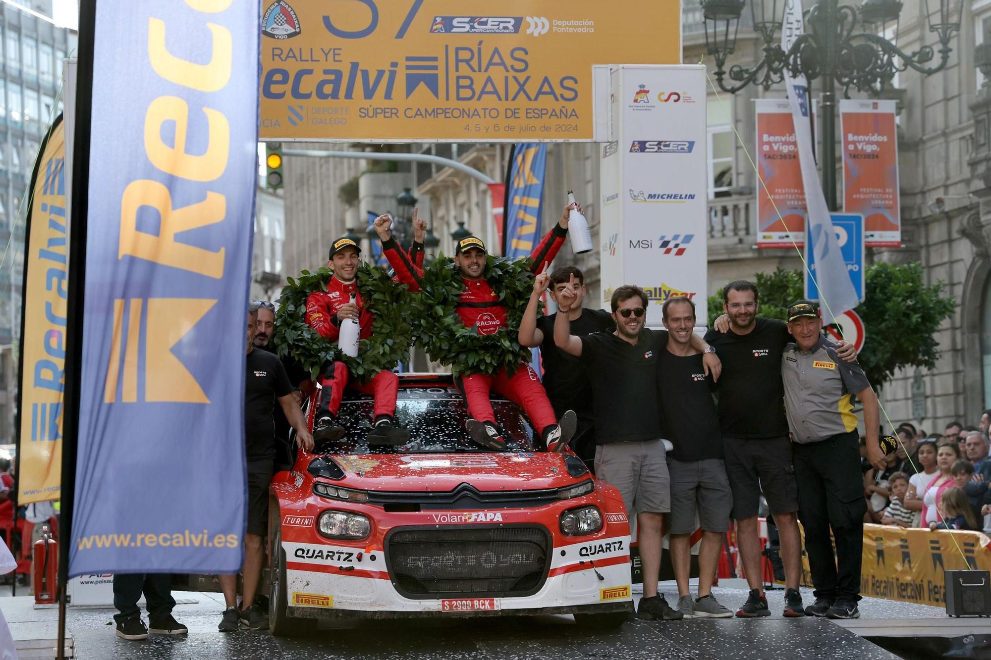 Las mejores imágenes del 57 Rallye Recalvi Rías Baixas