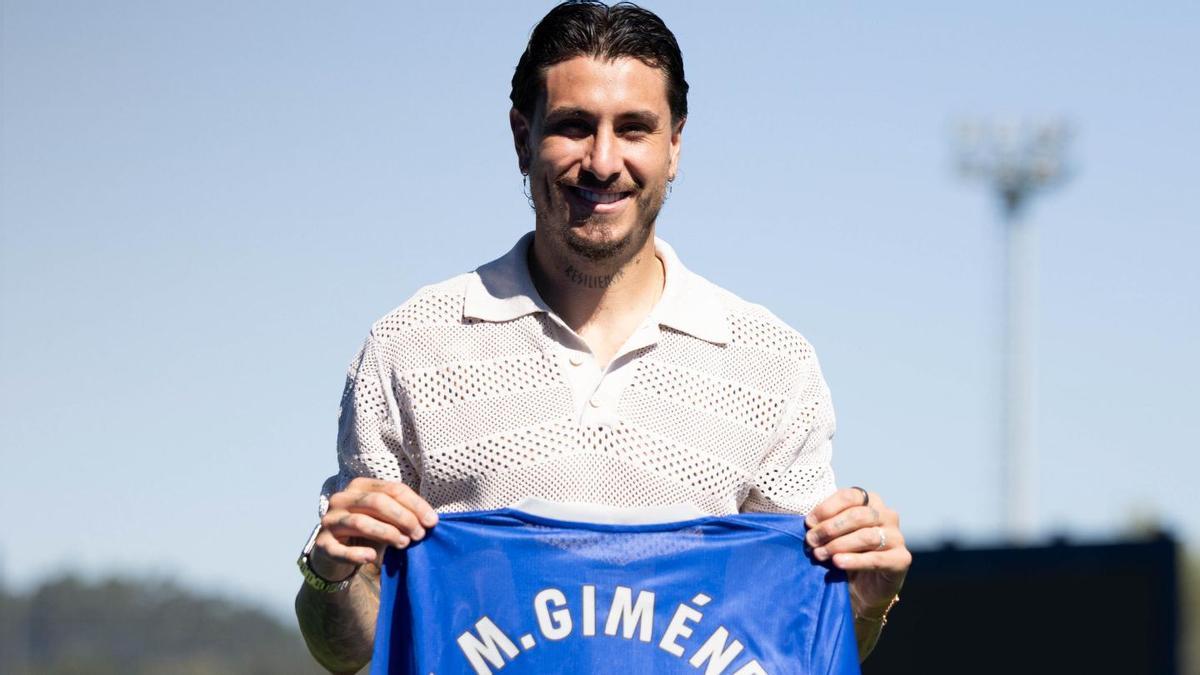 Giménez: "El que más ganas me transmitió, y más ilusión me hizo, fue el Deportivo"