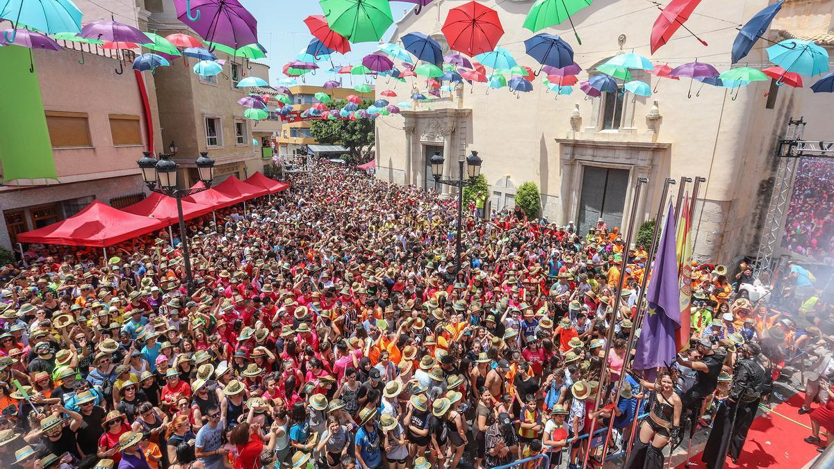 Chupizano de 2019 de las fiestas de San Juan de Catral