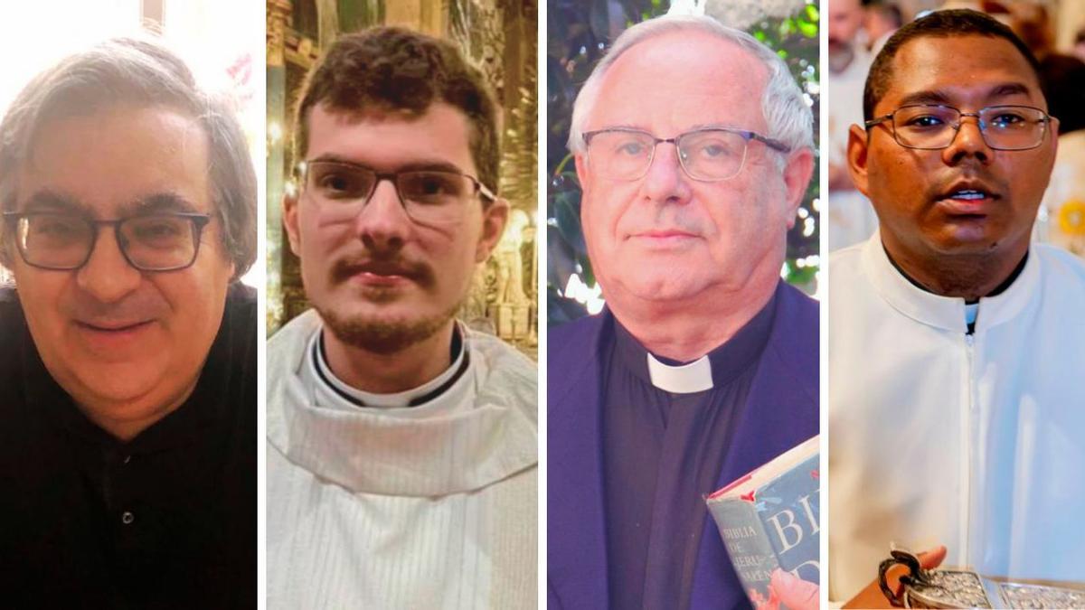 De izquierda a derecha: José Ramón Pena Taboada, Santiago Lillo Ortiz, José Antonio Salgado y Jesús Ángel González Beltrán