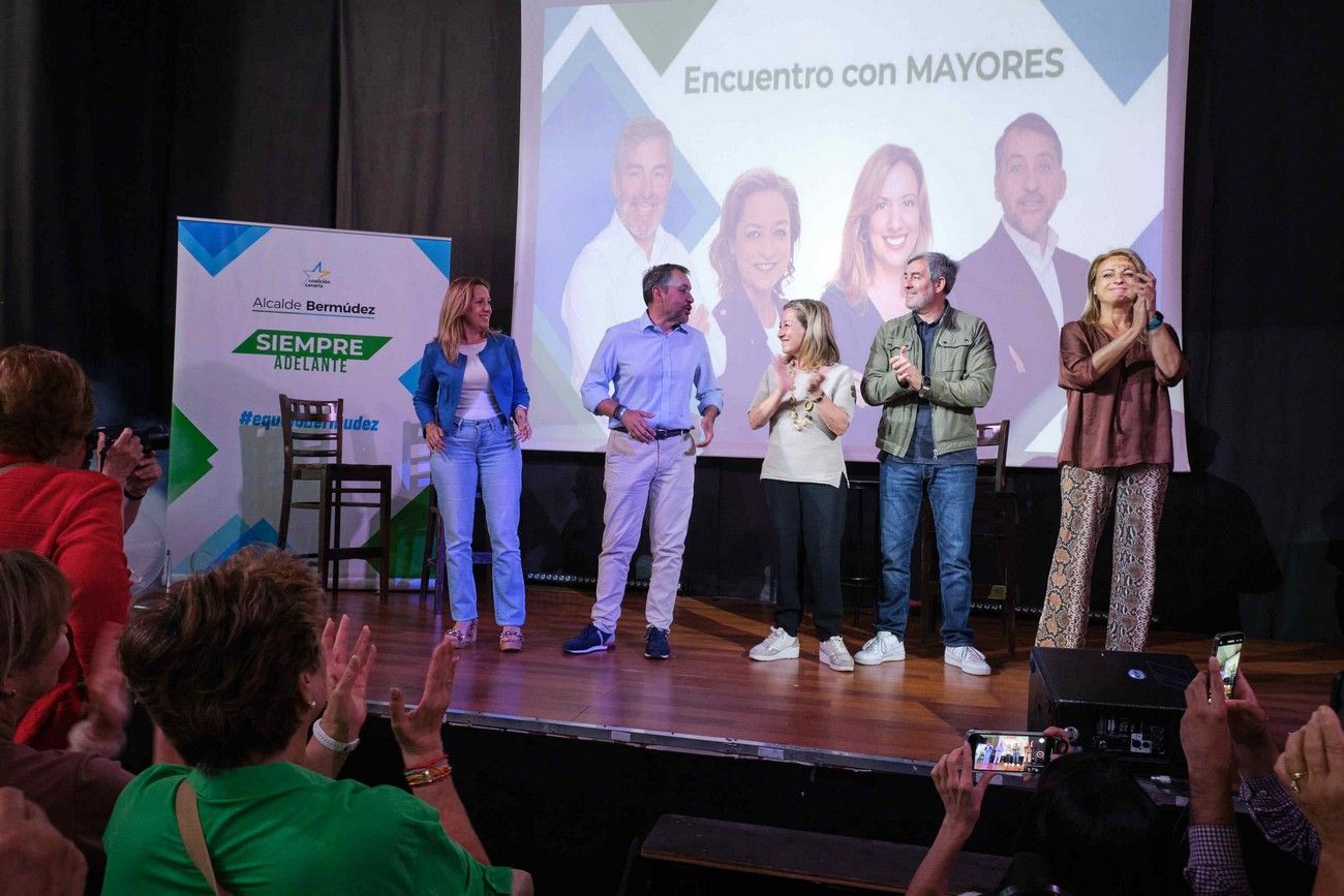 Clavijo se compromete con políticas de envejecimiento activo y Dávila a recuperar Ansina