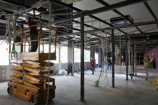 FOTOGALERÍA | Así avanzan las obras para el traslado del centro de salud Los Pinos al Palacio de Congresos de Badajoz