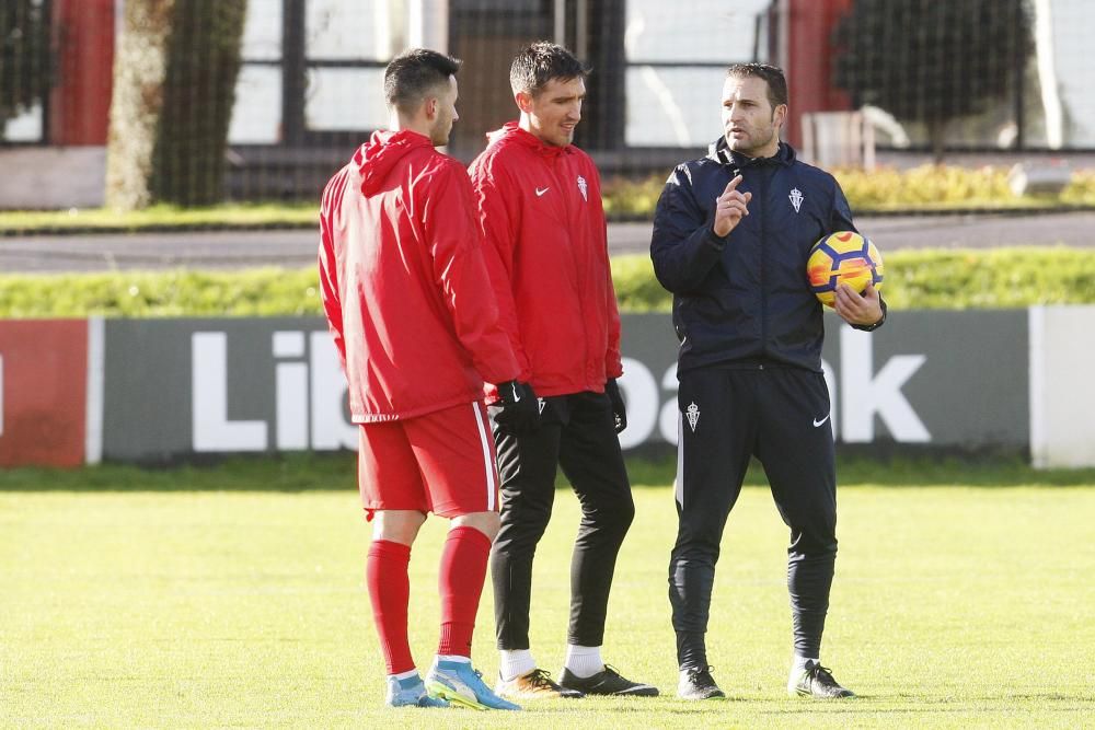 Entrenamiento del Sporting