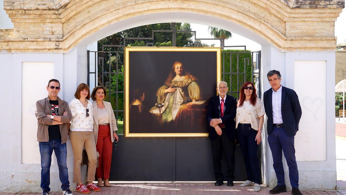 "Judit en el banquete de Holofernes"de Rembrandt, en el Xalet la Xapa de Benetússer.
