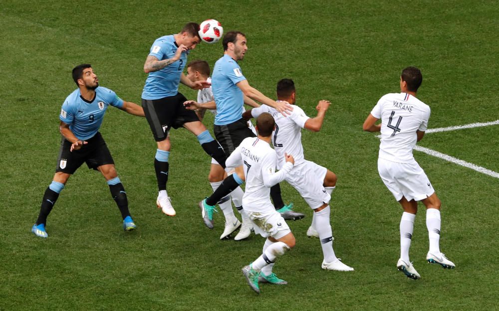 Mundial de Rusia: Uruguay-Francia